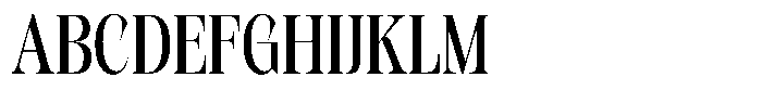 Kornesia  Medium Condensed Font UPPERCASE