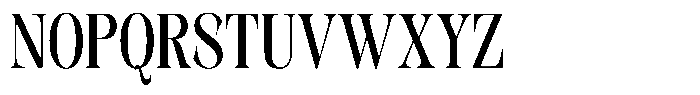 Kornesia  Medium Condensed Font UPPERCASE