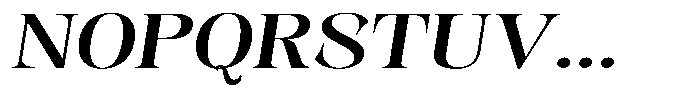 Kornesia  Medium Expanded Oblique Font UPPERCASE