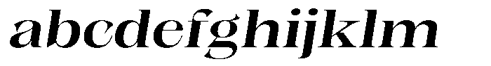 Kornesia  Medium Expanded Oblique FONT