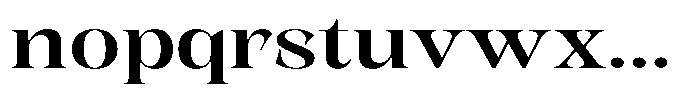 Kornesia  Medium Expanded Font LOWERCASE
