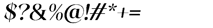 Kornesia  Medium Oblique Font OTHER CHARS