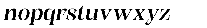 Kornesia  Medium Oblique Font LOWERCASE