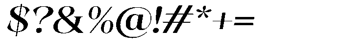 Kornesia  Medium Semi Expanded Oblique Font OTHER CHARS