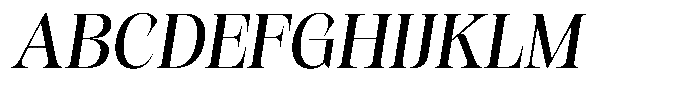 Kornesia  Oblique Font UPPERCASE