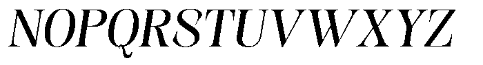 Kornesia  Oblique Font UPPERCASE