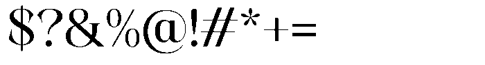 Kornesia  Regular Font OTHER CHARS