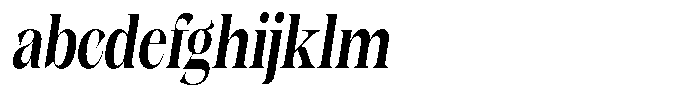 Kornesia  Semi Bold Condensed Oblique FONT