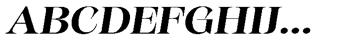 Kornesia  Semi Bold Expanded Oblique Font UPPERCASE
