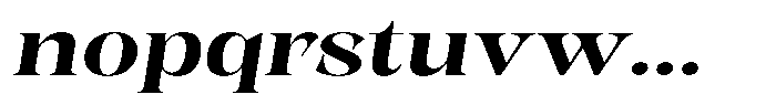 Kornesia  Semi Bold Expanded Oblique Font LOWERCASE