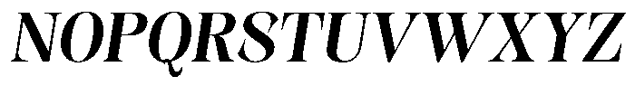 Kornesia  Semi Bold Oblique Font UPPERCASE