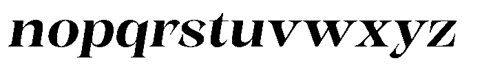Kornesia  Semi Bold Semi Expanded Oblique Font LOWERCASE