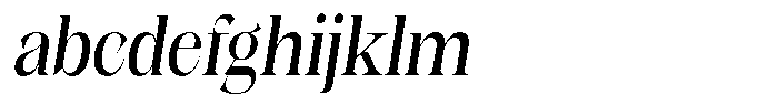 Kornesia  Semi Condensed Oblique FONT