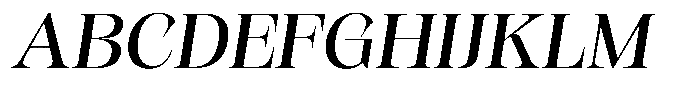 Kornesia  Semi Expanded Oblique Font UPPERCASE