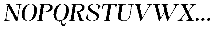 Kornesia  Semi Expanded Oblique Font UPPERCASE