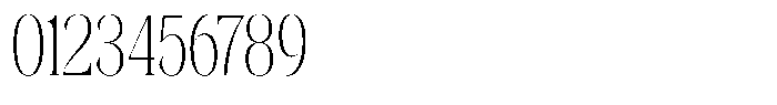 Kornesia  Thin Condensed Font OTHER CHARS