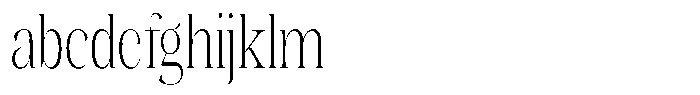 Kornesia  Thin Condensed FONT