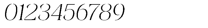 Kornesia  Thin Semi Expanded Oblique Font OTHER CHARS