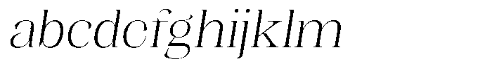 Kornesia  Thin Semi Expanded Oblique FONT
