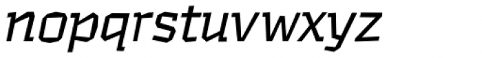 Korobok Edgy Italic Font LOWERCASE