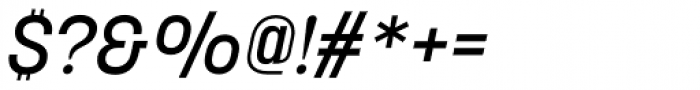 Korolev Alternates Medium Italic Font OTHER CHARS
