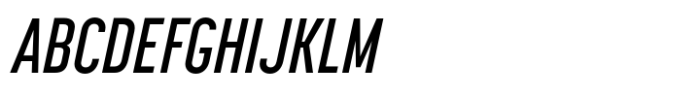 Korolev Compressed Demi Bold Italic Font