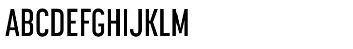 Korolev Compressed Demi Bold Font UPPERCASE