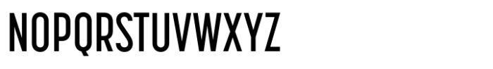 Korolev Compressed Demi Bold Font UPPERCASE