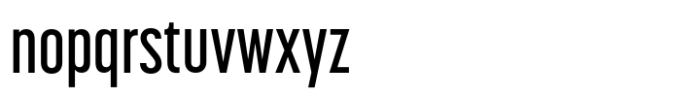 Korolev Compressed Demi Bold Font LOWERCASE