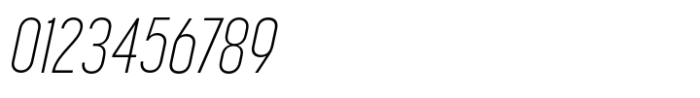 Korolev Compressed Extra Light Italic Font OTHER CHARS