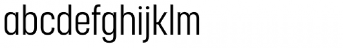 Korolev Condensed Regular Font LOWERCASE