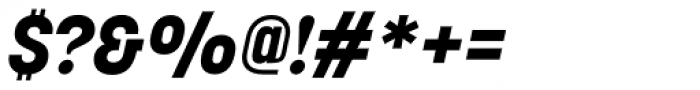 Korolev ExtraBold Italic Font OTHER CHARS