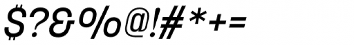 Korolev Medium Italic Font OTHER CHARS