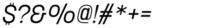Korolev Regular Italic Font OTHER CHARS