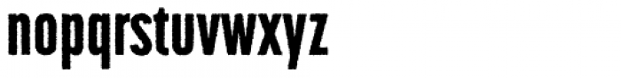 Korolev Rough Compressed Heavy Font LOWERCASE