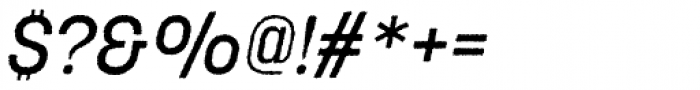 Korolev Rough Medium Italic Font OTHER CHARS
