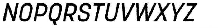Korolev Rough Medium Italic Font UPPERCASE