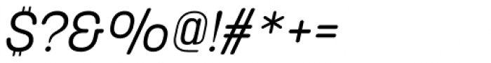 Korolev Rounded Alternates Regular Italic Font OTHER CHARS