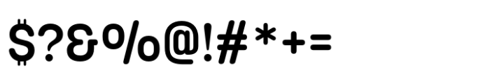 Korolev Rounded Demi Bold Font OTHER CHARS