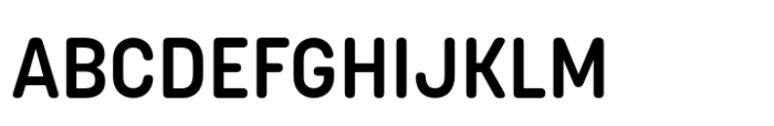Korolev Rounded Demi Bold Font UPPERCASE