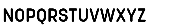 Korolev Rounded Demi Bold Font UPPERCASE