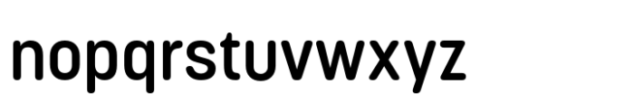 Korolev Rounded Demi Bold Font LOWERCASE