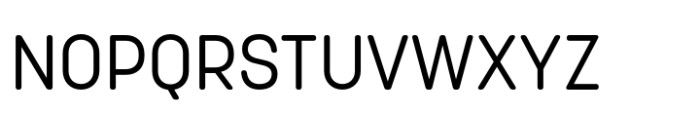 Korolev Rounded Regular Font UPPERCASE