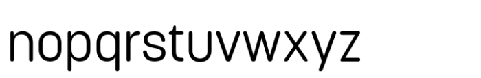 Korolev Rounded Regular Font LOWERCASE
