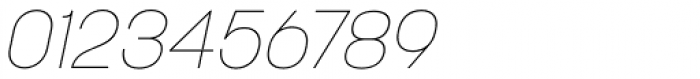 Korolev Thin Italic Font OTHER CHARS