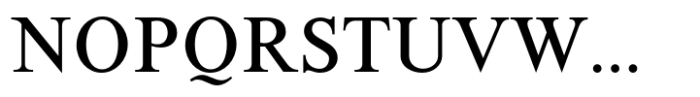 Korpus Serif Pro Regular Font UPPERCASE
