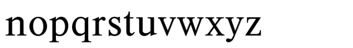 Korpus Serif Pro Regular Font LOWERCASE