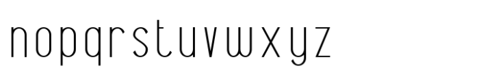 Korria Light Font LOWERCASE