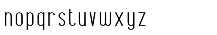 Korria Regular Font LOWERCASE