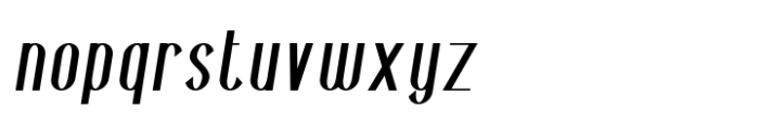 Korria Semi Bold Italic Font LOWERCASE